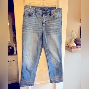 White House Black Market cropped jeans